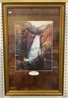 Framed waterfall print - Thundering Splendor by