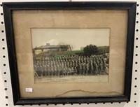 Framed original photo World War II soldiers as