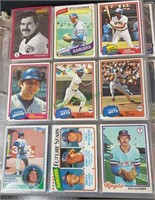 Sports cards - binder with over 300 baseball and