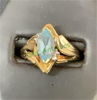Jewelry - marked 10k yellow gold ring. Size 7