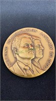 William Jefferson Clinton second inaugural bronze