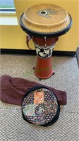 Bongo drum - heavy metal construction with bolts
