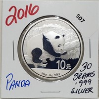 2016 30G .999 Silver Panda
