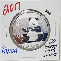 2017 30G .999 Silver Panda
