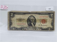 1953-A $2 Red Seal Star Note