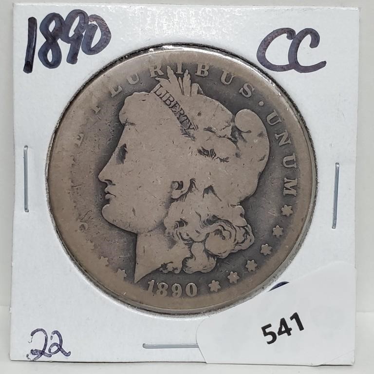 Rare Coins & Fine Jewelry Auction Tuesday 5/18 8 pm CST