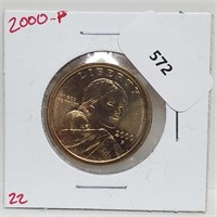2000-P UNC Native Amer $1 Dollar