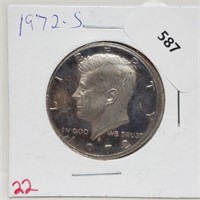 1972-S JFK Half $1 Dollar