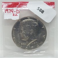 1974-D JFK Half $1 Dollar