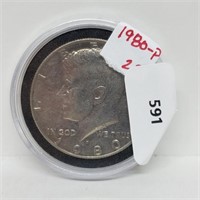 1980-P JFK Half $1 Dollar