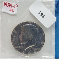 1984-P JFK Half $1 Dollar