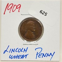 1909 Lincoln Wheat Penny