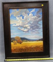 "Fall Grassland" Oil Painting by Cathy Krallman