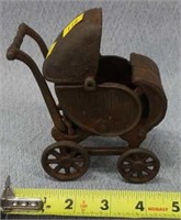 Cast Iron Baby Buggy