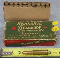20- Remington 30-30 Cartridges