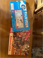 Box Lot Vintage Puzzles and Games