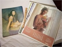 Vintage Print and Timken Calendars