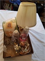 Bedside Lamp, Wall Lamp and Lamp Oil, Shades