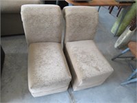 2 - side chairs, 18" wide