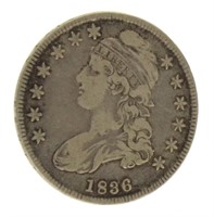 1836 Capped Bust Silver Half Dollar