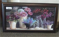Art Print - Floral Arrangements on Table