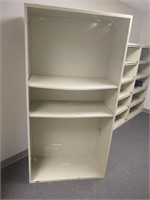 Putty Metal Storage Cabinet w/2 Shelves