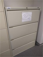 Global File Cabinet, Putty Lateral Filing 4 Drawer
