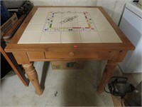 Monopoly table, 36" sq