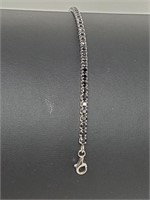 .925 Sterling Silver Black Onyx Bracelet