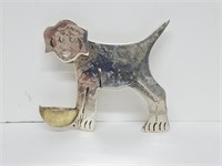 .925 Sterl Silver Taxco Dog Brooch