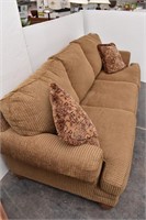 ASHLEY Furniture Chenille Sofa with 2-Pillows