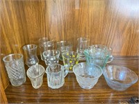12 pcs. Miscellaneous Glassware