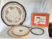 Embroidery / Needlepoint Hoops and More