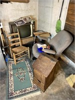 Vintage Furniture, TV, Rug and More