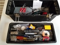 Yellow/Black Carry Toolbox Full Of Handtools