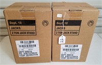 2 New In Box 2 Ton Jack Stands