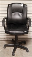 Black Rolling Office Chair Adjustable