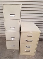 4 Drawer And 2 Drawer Filing Cabinets