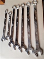 7pc Set of Pittsburg Large Metric Wrenches 26-14mm