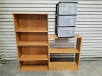 Small Shelves And Organizer Bin