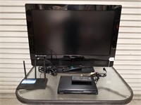 Vizeo 32" HDTV TV With Sony DVD Player (WORKS)
