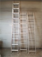 2 Aluminum Extension Ladders
