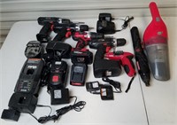 Large Lot Of AS-IS Untested Battery Operated Tools
