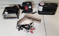Battery Charger, Timing Light And Mini Compressors