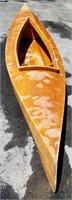 Beautiful Large 13 Foot Wood Canoe