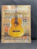 Vintage Country Sign
