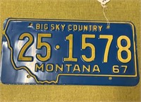 Montana License Plate