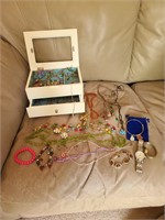 Lot of  Jewelry with jewelry box