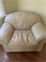 Leather Chair with slight wear