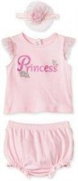 Size 6 Months 3 Piece Princess Set